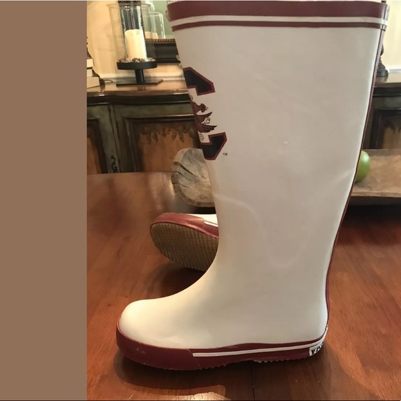 FANSHOES Gamecocks Rain Boots Shoes South Carolina - Picture 5 of 8